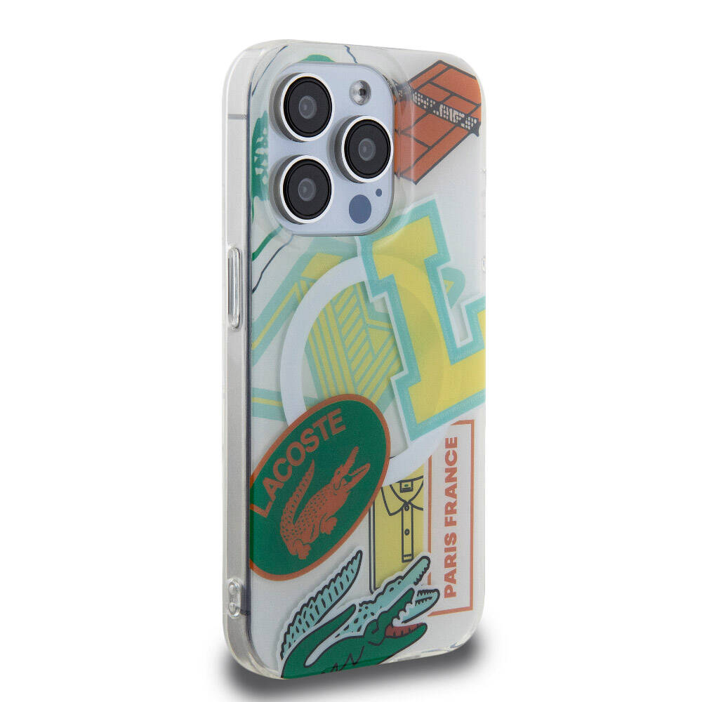 Lacoste iPhone 15 Pro Orjinal Lisanslı Magsafe Şarj Özellikli Çift Katmanlı Yamalar Desenli Telefon Kılıfı - 25 Lacoste iPhone 15 Pro Orjinal Lisanslı Magsafe Şarj Özellikli Çift Katmanlı Yamalar Desenli Telefon Kılıfı - 25